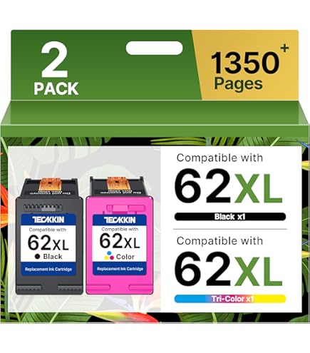 Amazon.co.jp: COLORETTO 62 XL 再生プリンターインクカートリッジ HP